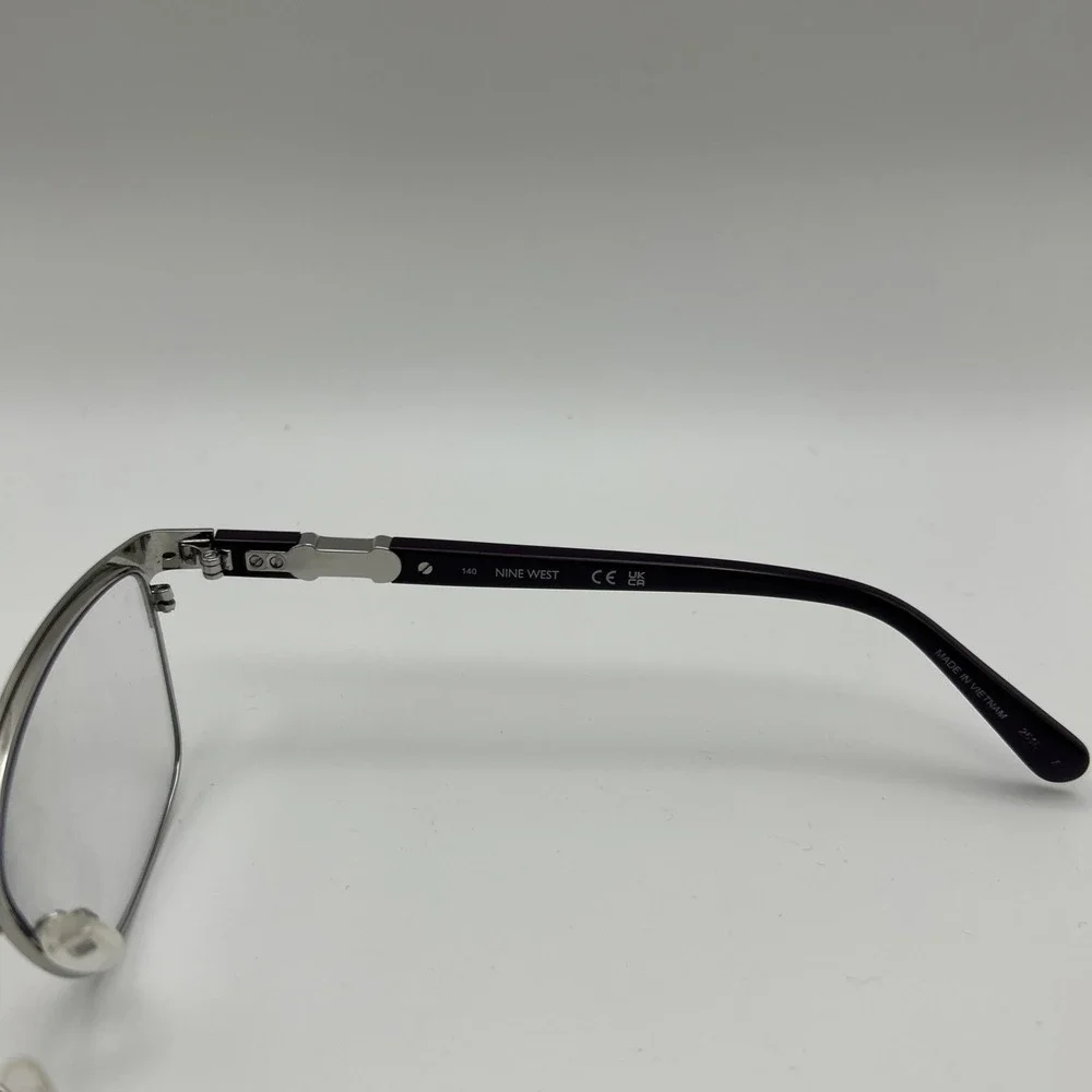 Nine West Nw8023 001 Purple Rectangle Eyeglasses Frames 57-16-140